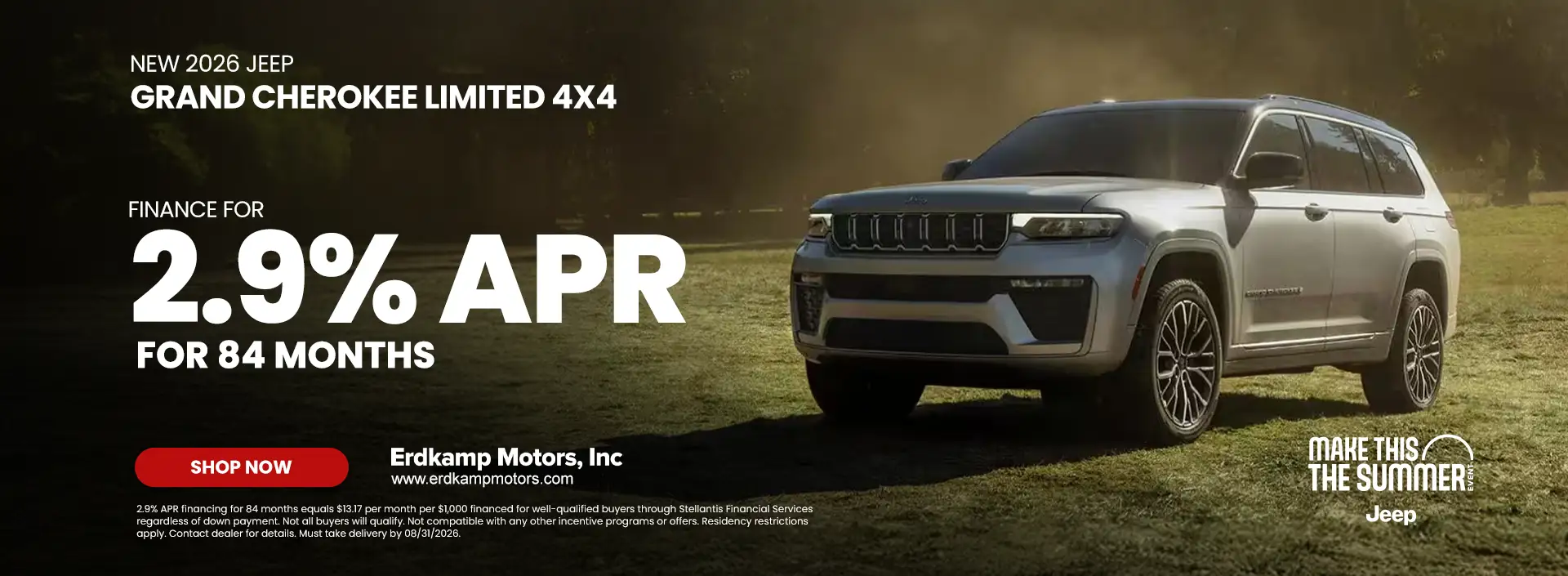 NEW 2026 JEEP GRAND CHEROKEE LIMITED 4X4