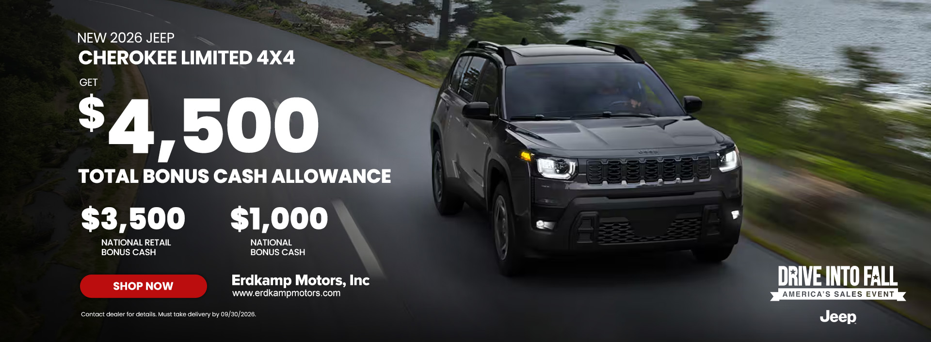 NEW 2026 JEEP CHEROKEE LIMITED 4X4